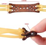 2 Pcs Slingshot Replacement Bands Sets Wrist Rocket Replacement Bands Tubular Elastic Shooting Games Elastic Tubular Bands Compatible with Catapult Heavy Pull Slingshot Rubber Replacement Bands - Image 3